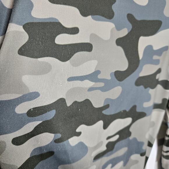 Ashley Sport Green Camo High Waist Athletic Leggings Womens Plus SZ 26/28 - Picture 3 of 4